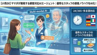 【小売DX】ヤマダが開発する顧客対応AIエージェント｜優秀なスタッフの接客ノウハウをAI化！