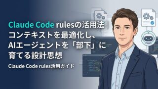 【エンジニア必見】Claude Code rulesの活用法｜コンテキストを最適化し、AIエージェントを「部下」に育てる設計思想