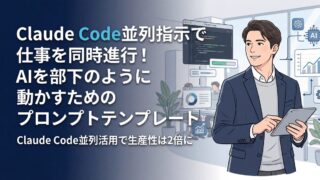 【仕事術】Claude Code並列指示で仕事を同時進行！AIを部下のように動かすためのプロンプトテンプレート