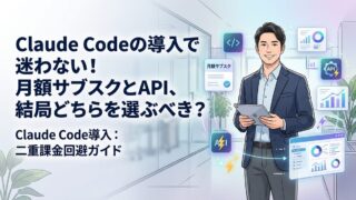 【損しない】Claude Codeの導入で迷わない！月額サブスクとAPI、結局どちらを選ぶべき？【二重課金回避ガイド】