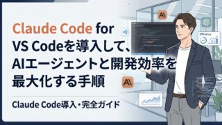 【完全ガイド】Claude Code for VS Codeを導入して、AIエージェントと開発効率を最大化する手順