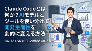 【図解】Claude Codeとは何か？AIモデルとツールを使い分けて開発生産性を劇的に変える方法