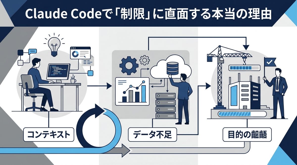 図解：Claude Codeで「制限」に直面する本当の理由