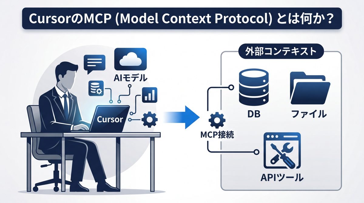 図解：CursorのMCP（Model Context Protocol）とは何か？