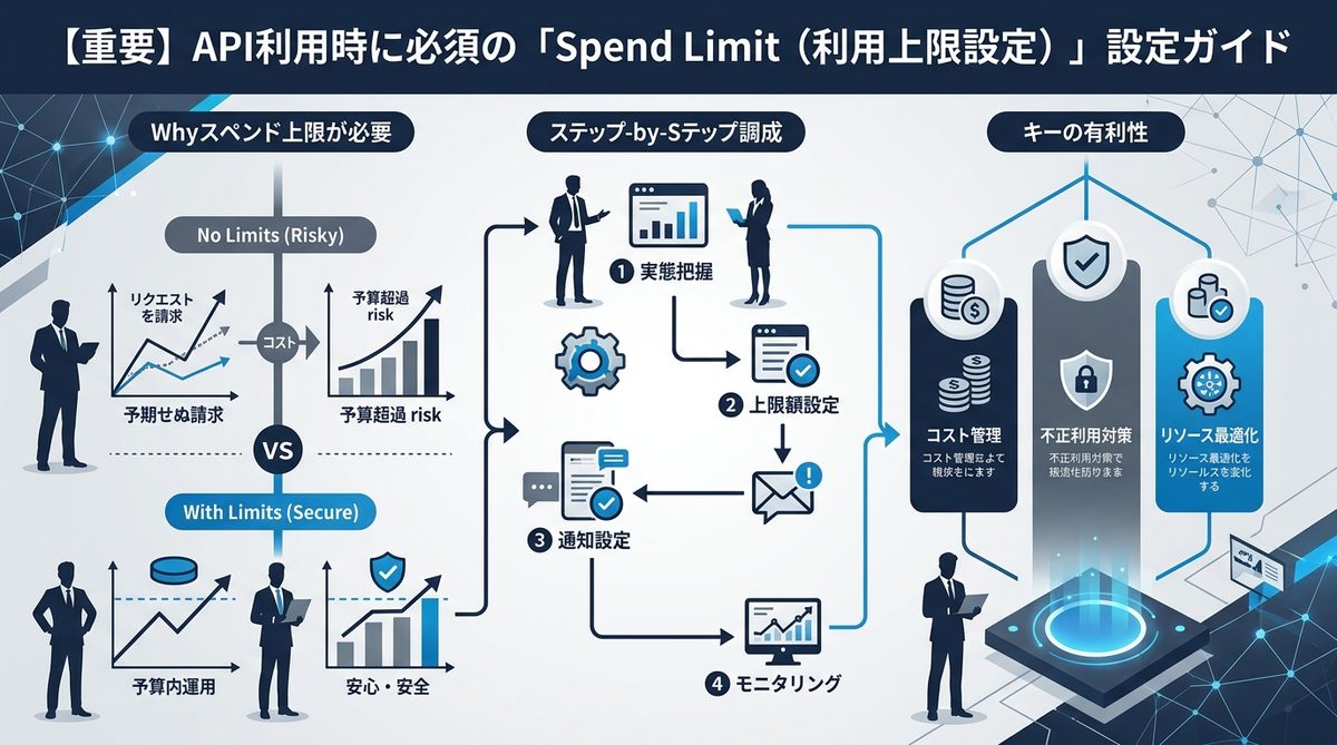 図解:【重要】API利用時に必須の「Spend Limit(利用上限設定)」設定ガイド
