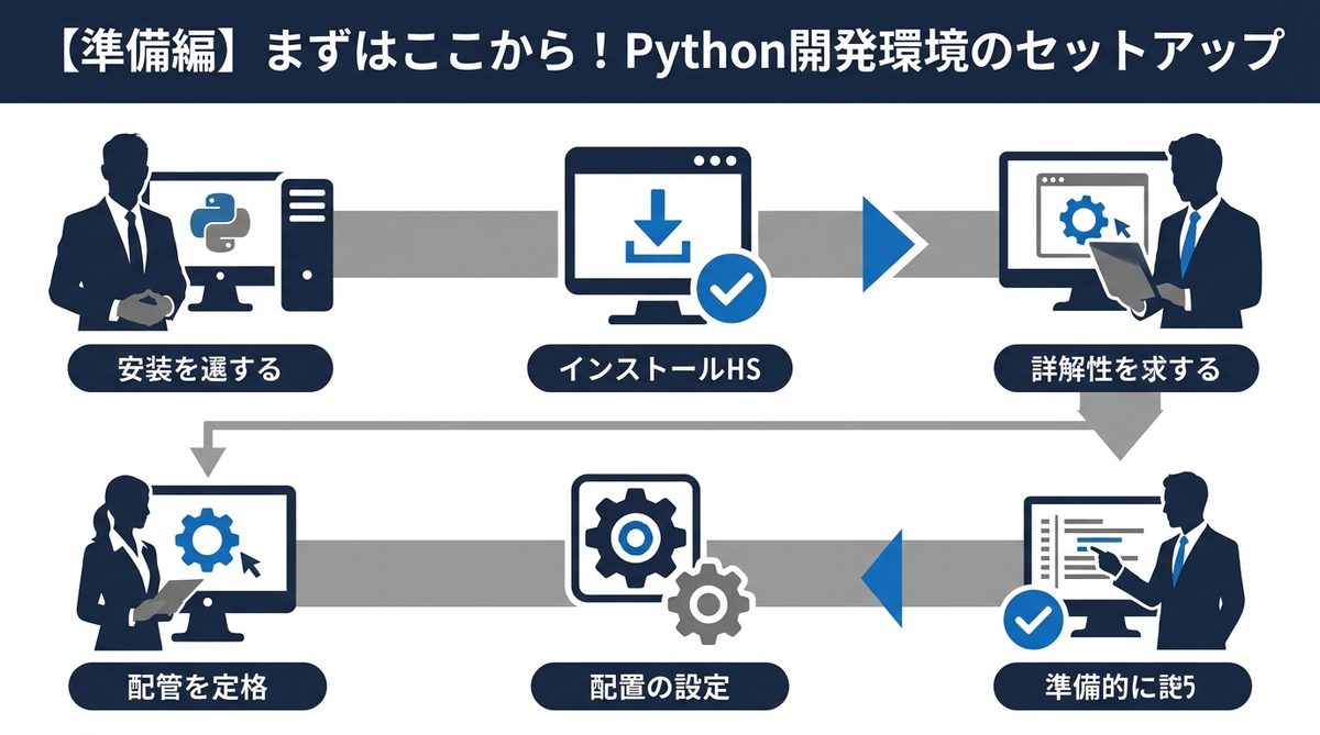 図解:【準備編】まずはここから!Python開発環境のセットアップ
