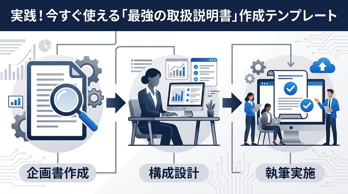 図解：実践！今すぐ使える「最強の取扱説明書」作成テンプレート