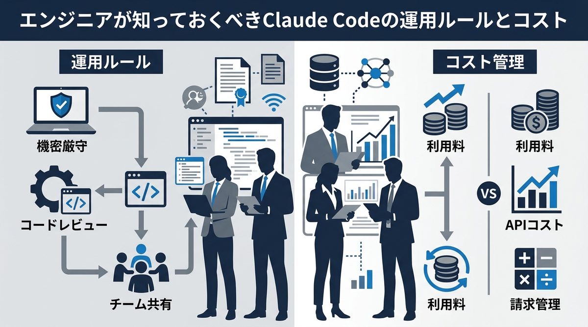 図解：エンジニアが知っておくべきClaude Codeの運用ルールとコスト