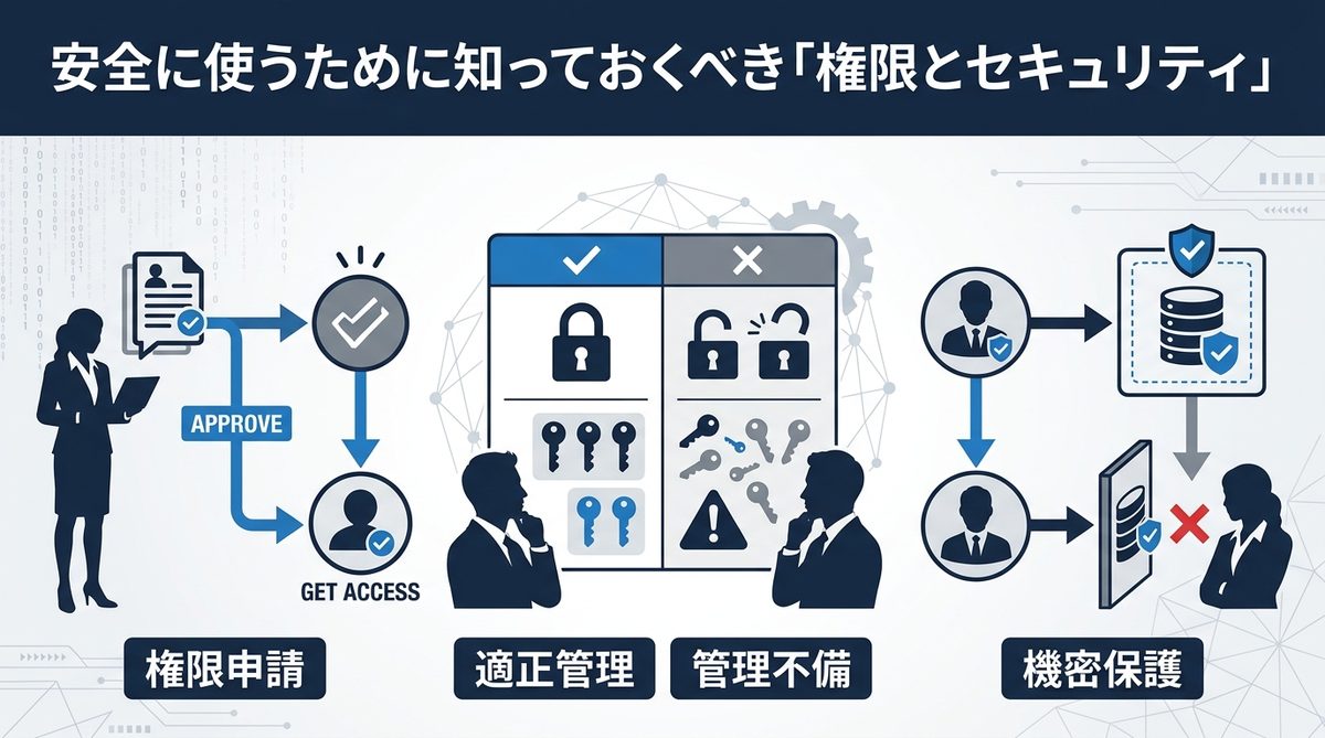 図解:安全に使うために知っておくべき「権限とセキュリティ」