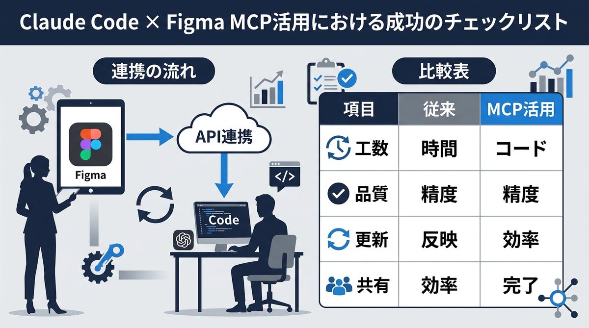 図解:Claude Code × Figma MCP活用における成功のチェックリスト