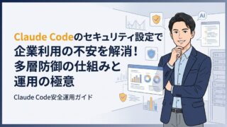 【2026最新】Claude Codeのセキュリティ設定で企業利用の不安を解消！多層防御の仕組みと運用の極意