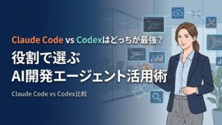 【比較検証】Claude Code vs Codexはどっちが最強？役割で選ぶAI開発エージェント活用術