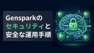 【完全ガイド】Gensparkの個人情報は学習される？設定手順と法人利用の最適解
