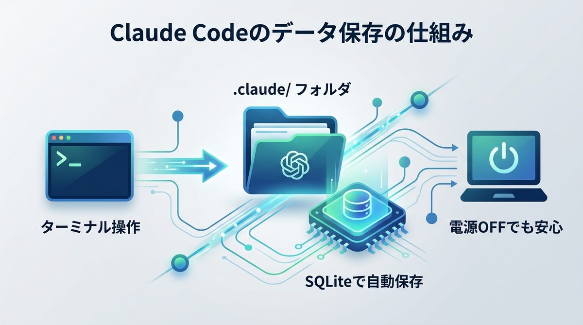 図解：Claude Codeは「ターミナル終了」でも消えない！仕組みを解説