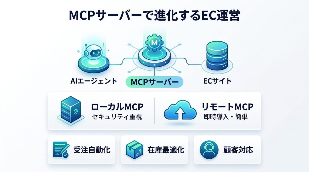 図解：MCPサーバーとは？ECとの連携で何が変わるか