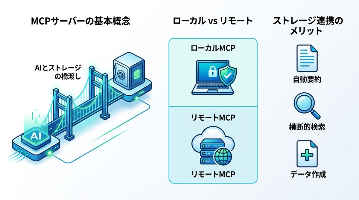 図解：MCPサーバーとは？ストレージとの連携で何が変わるか