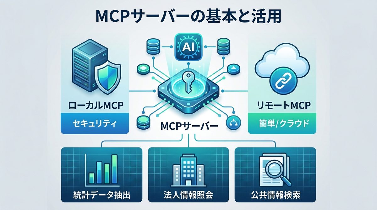図解：MCPサーバーとは？政府・公共データとの連携で何が変わるか