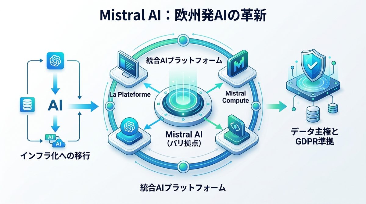 図解：Mistral AIとは？世界が注目する「欧州発AI」の背景