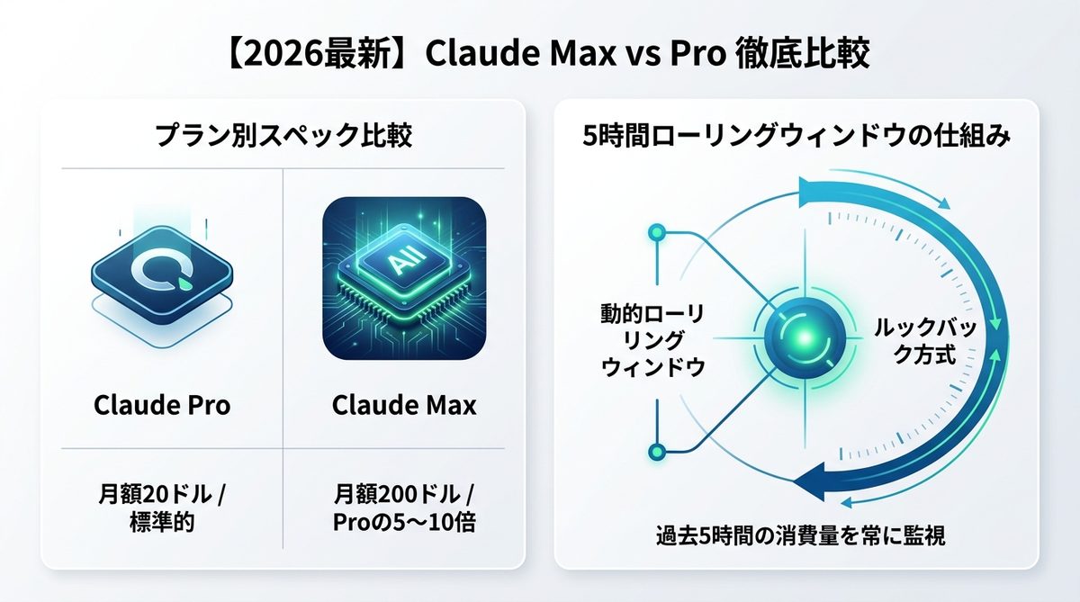図解：【2026年最新】Claude Maxとは？「無制限」という誤解を解く