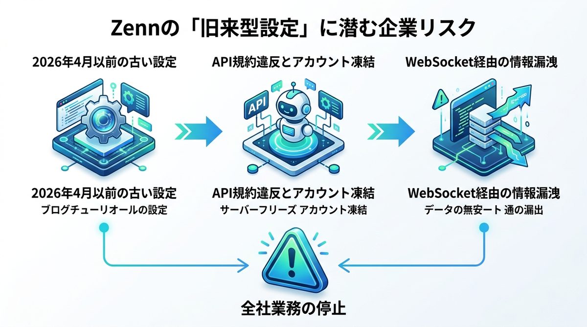 図解：なぜZennの「旧来型設定」は会社にとって危険なのか？