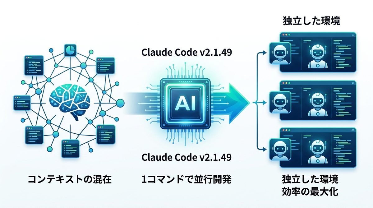 図解:なぜ「Claude Code worktree」がエンジニアの救世主となるのか