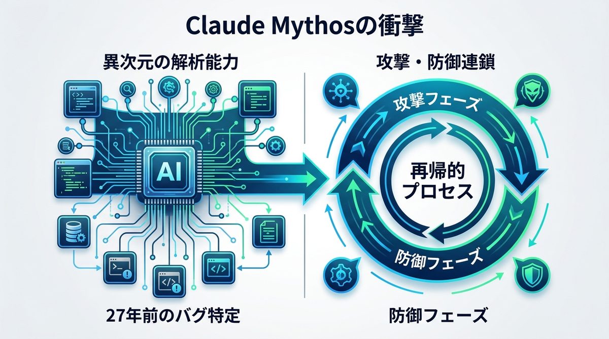 図解：【検証】Claude Mythosの衝撃—なぜAnthropicは「最強の知能」を封印したのか？