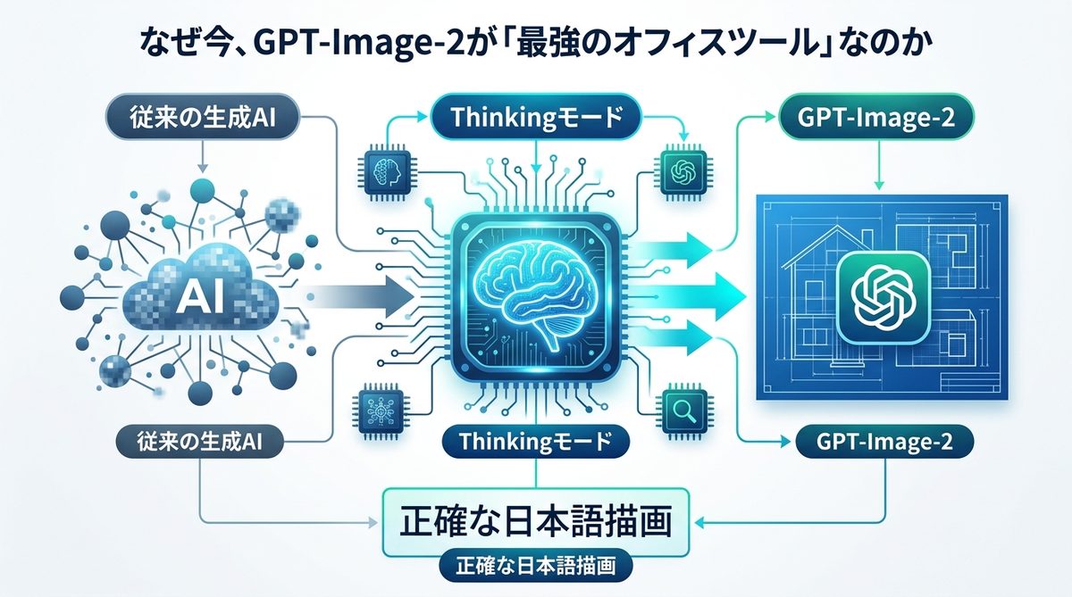 図解：なぜ今、GPT-Image-2が「最強のオフィスツール」なのか