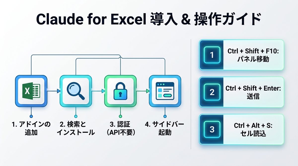 図解：【導入ガイド】API不要！最短3分で始める初期設定