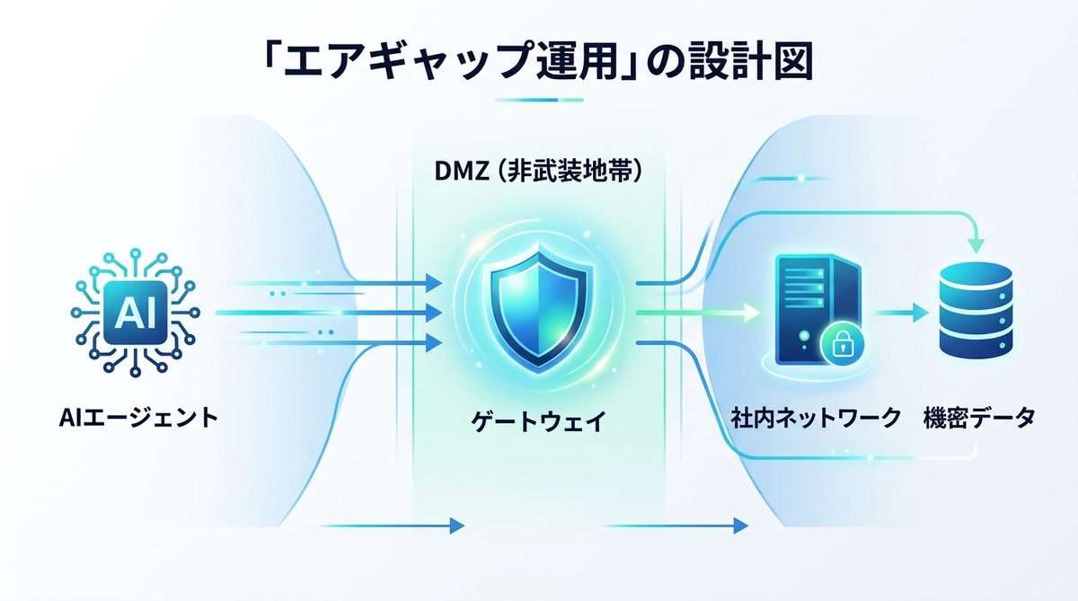 図解：【図解】セキュリティを担保する「エアギャップ運用」の設計図