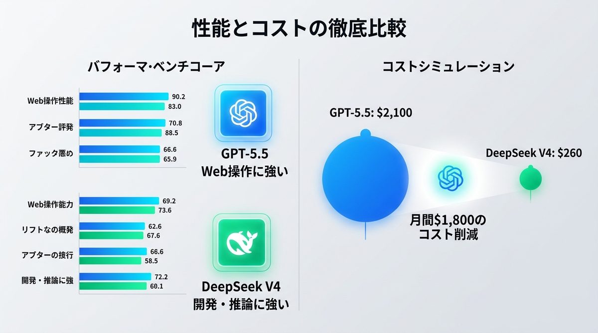 図解：性能とコストの徹底比較｜なぜ「使い分け」が経営判断として不可欠なのか