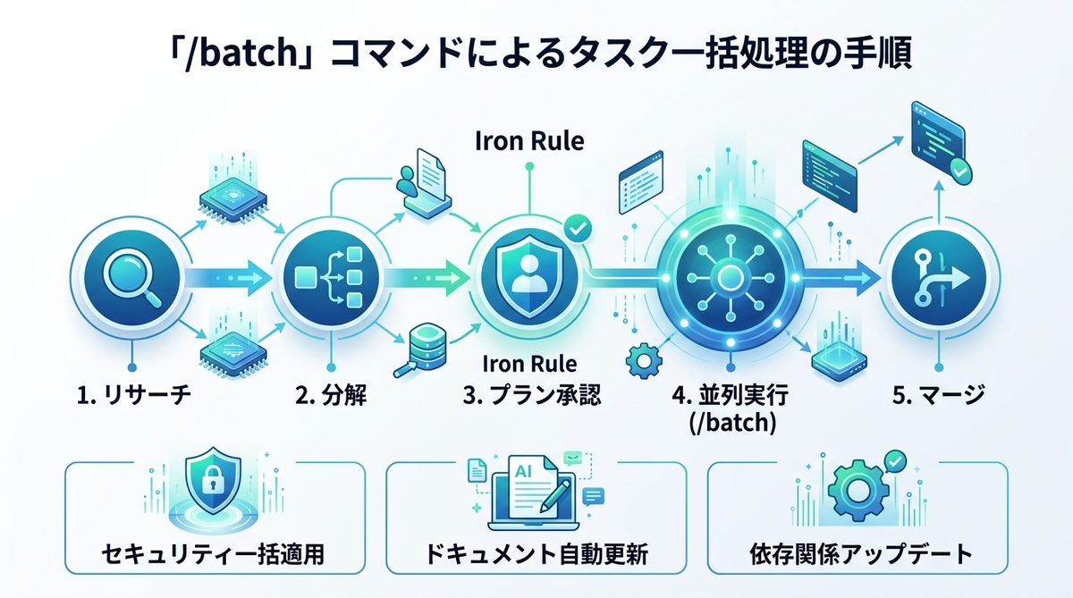 図解：【完全ガイド】/batchコマンドでタスクを一括処理する手順