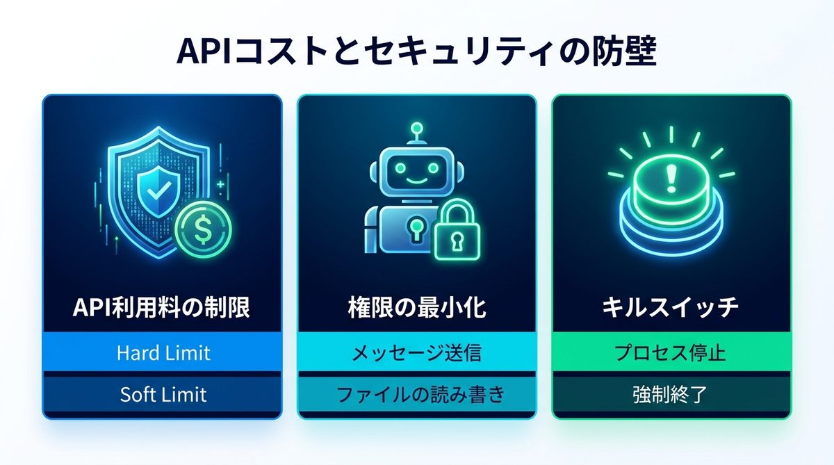 図解：3. 【最重要】経営者が守るべきAPIコストとセキュリティの防壁