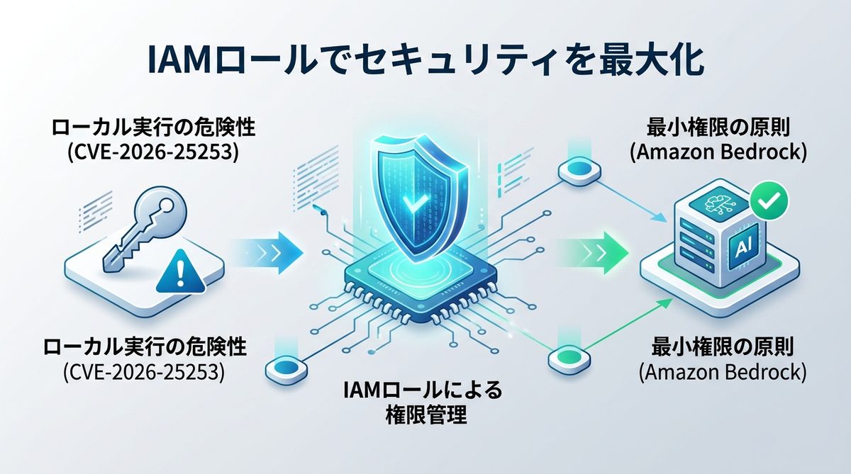 図解：CVE-2026-25253から学ぶ！セキュリティを最大化する「IAMロール」の活用術