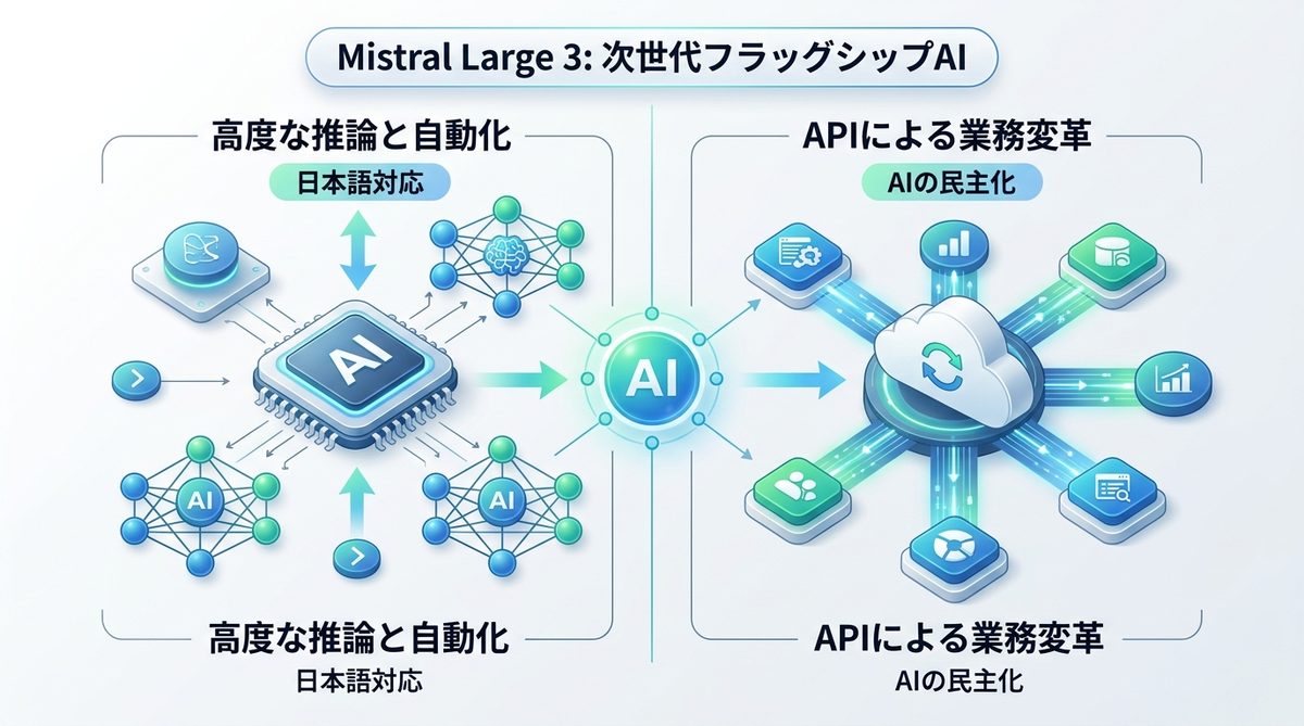 図解：Mistral Large 3に見る、最新フラッグシップモデルの実力