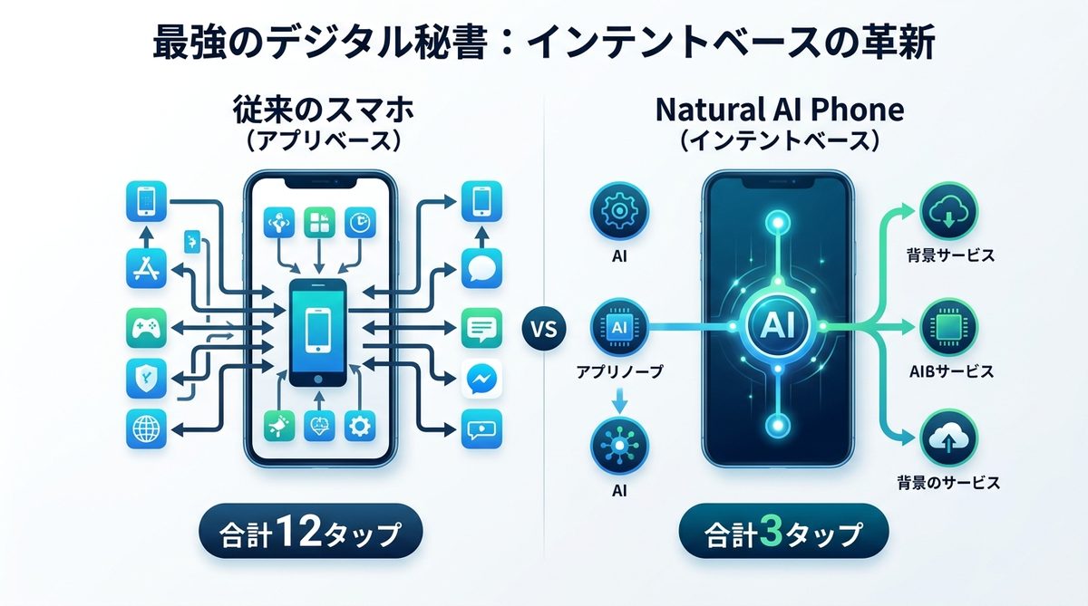 図解：なぜNatural AI Phoneは「最強のデジタル秘書」と呼ばれるのか？