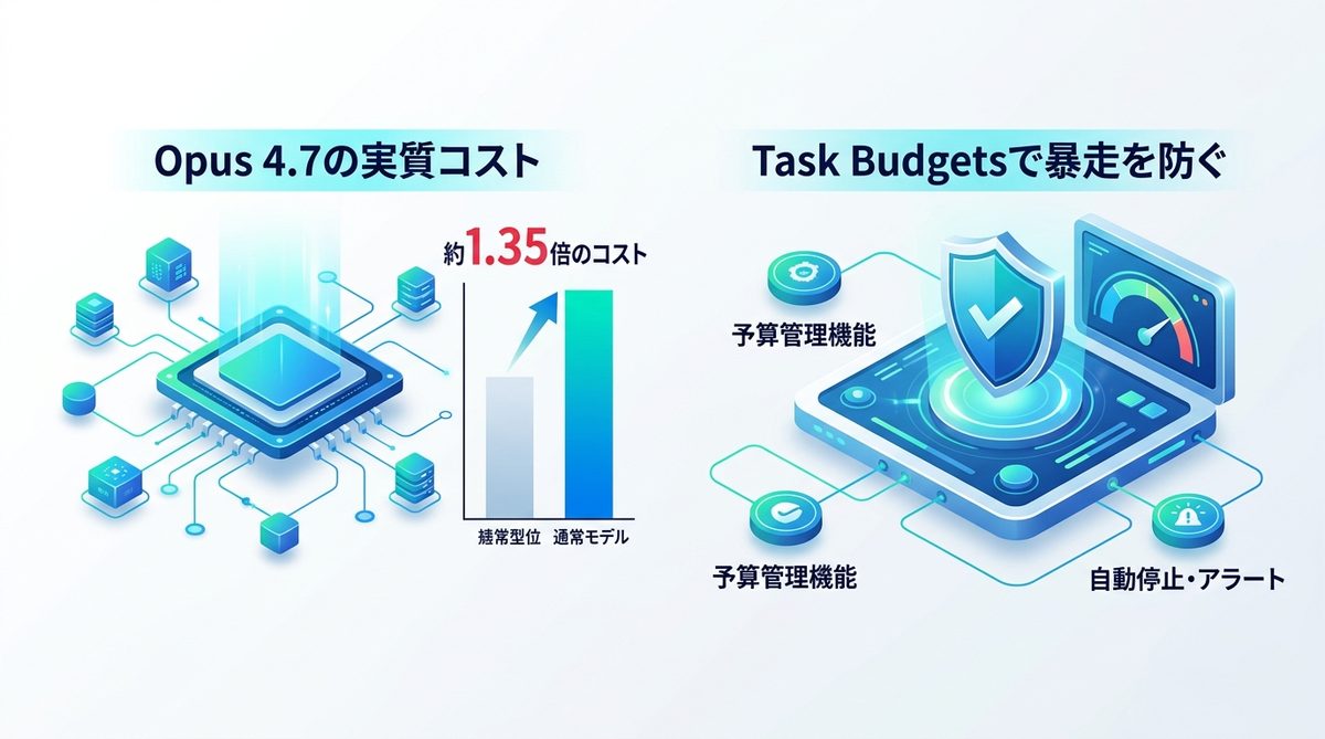 図解：【重要】Opus 4.7導入時に知っておくべき「実質コスト」の正体