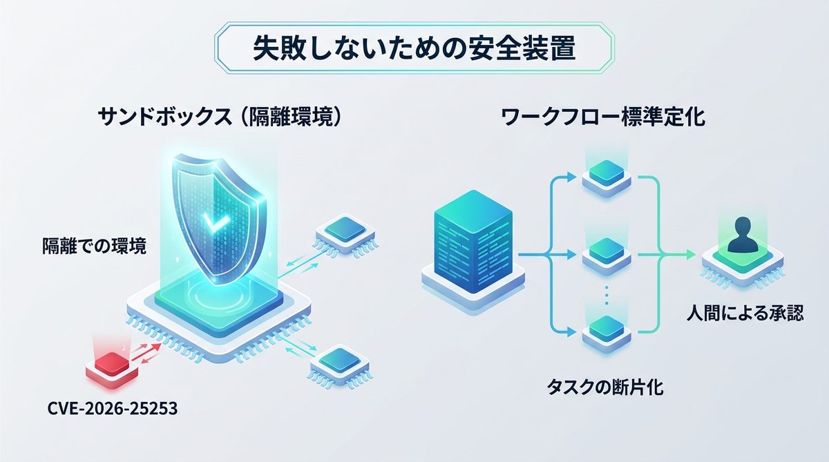 図解：失敗しないための安全装置｜CVE-2026-25253から会社を守るガバナンス設計