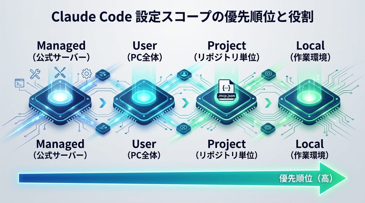 図解：スコープ（階層）を理解する：Managed〜Localの適切な使い分け