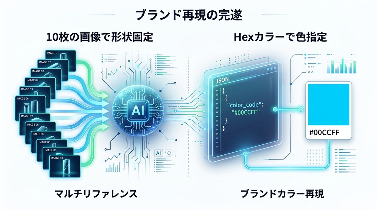 図解：【実践】マルチリファレンス活用で「ブランド再現」を完遂する