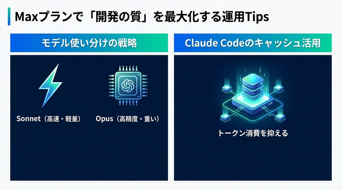図解：Maxプランで「開発の質」を最大化する運用Tips