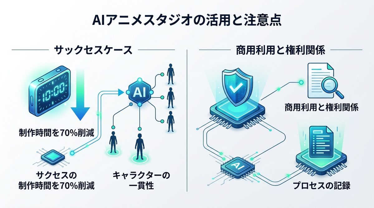図解：【事例あり】AIアニメスタジオのリアルな評判と成功事例