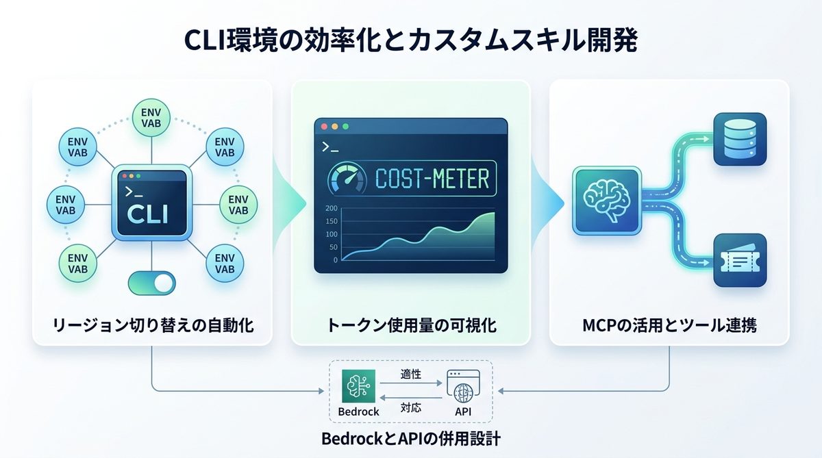 図解：運用を楽にする！CLI環境の効率化とカスタムスキル開発