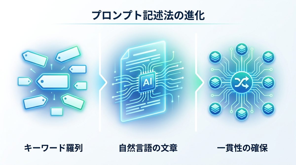 図解：プロンプトでエラーを出さないための「自然言語」記述法