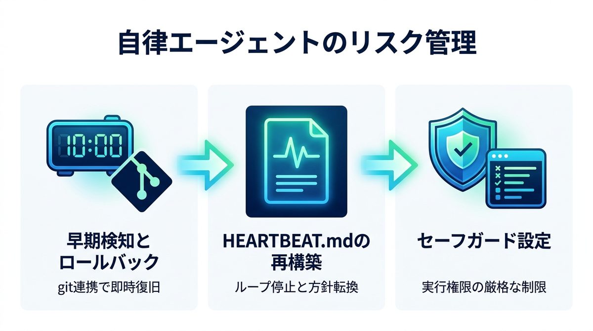 図解：自律エージェントの失敗を恐れるな！マネジメントとリスク管理