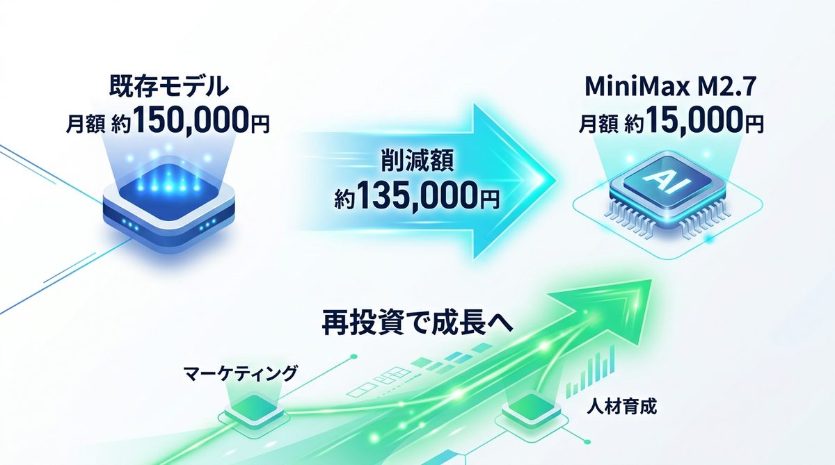 図解：【コスト試算】乗り換えで年間どれだけ浮く？ROIシミュレーション
