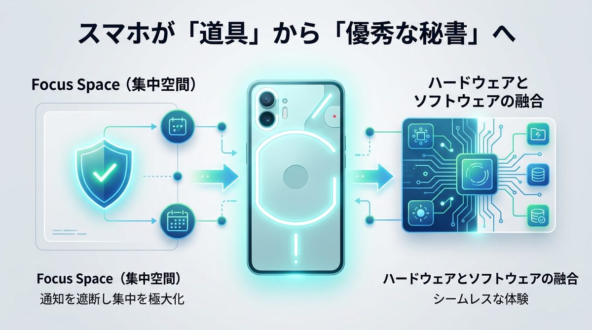 図解：スマホが「道具」から「優秀な秘書」へ変わる未来