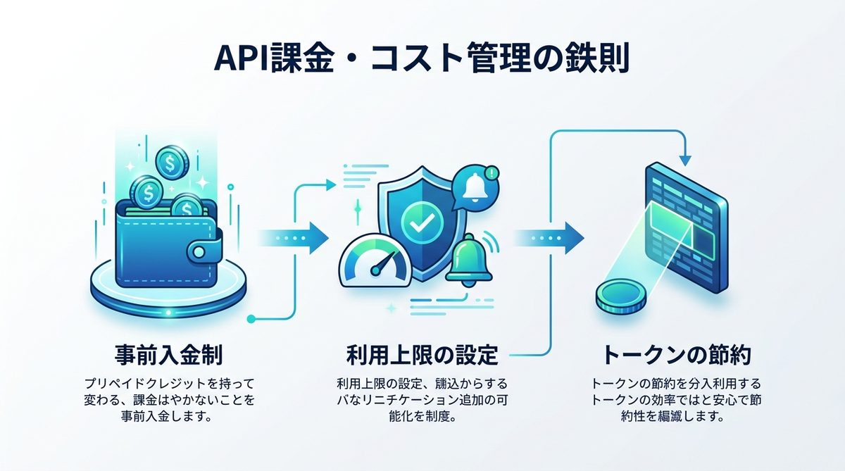 図解：API課金が怖いあなたへ！コスト管理と運用の鉄則
