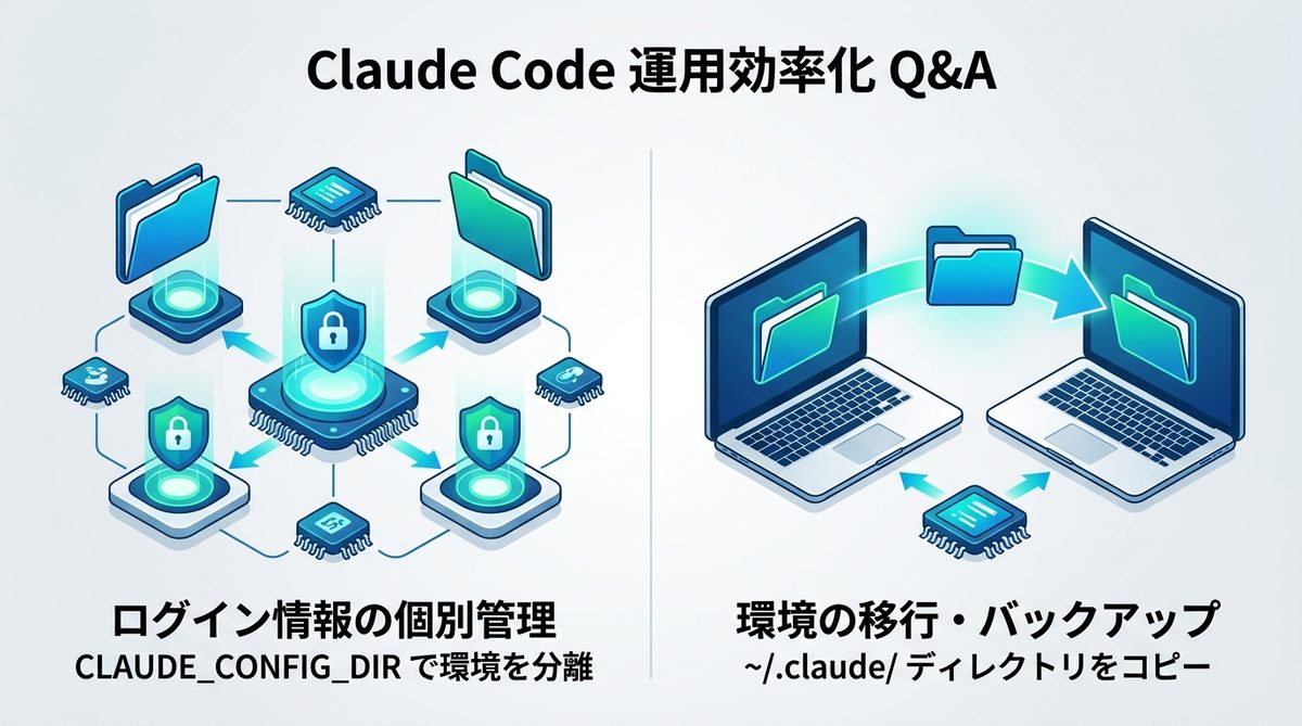 図解：もっと快適に！Claude Code運用を効率化するQ&A