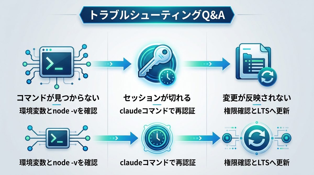 図解:導入時に詰まりやすいポイント!トラブルシューティングQ&A