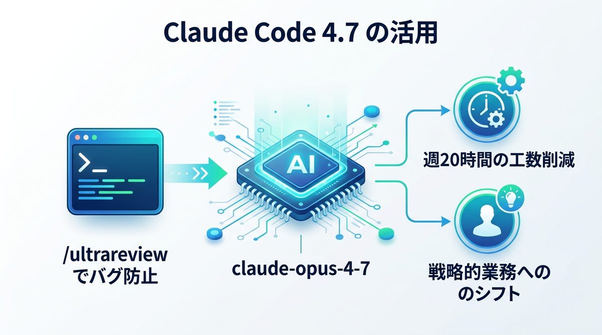 図解：Claude Codeの「/ultrareview」コマンドで4.7を使いこなす